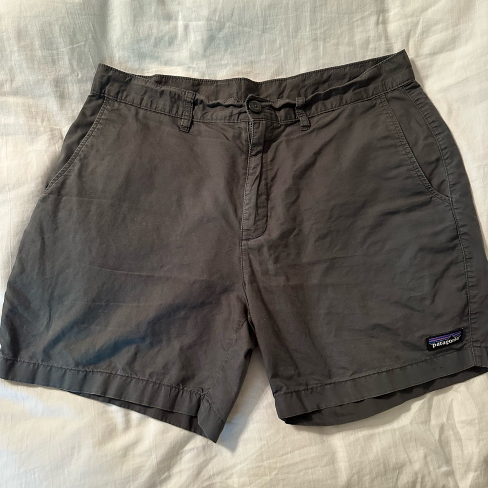 Men’s Gray Cotton Patagonia Shorts 34”